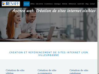Agence web villeurbanne resaff site pro