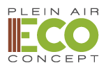 Logo plein air eco concept